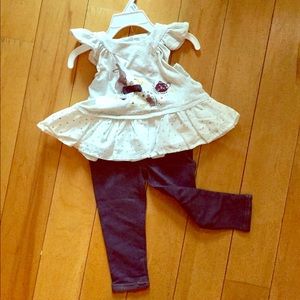 Precious outfit for girl.  12 months. NWT